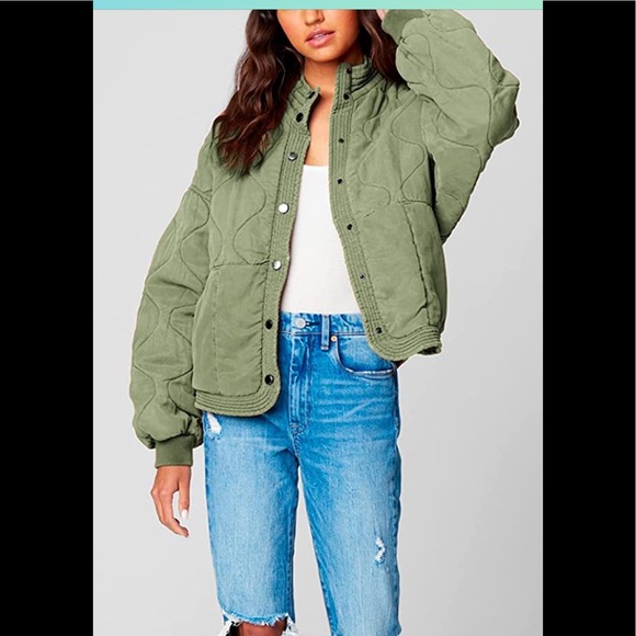 SOLD*SOLD*SOLD**NWOT*BLANK NYC Drop Shoulder Quilted TENCEL Jacket*MSRP $138 *SM - Picture 3 of 9